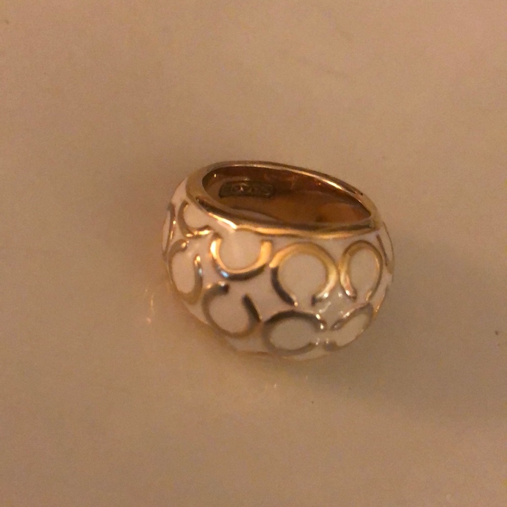 Coach Lacquered ring